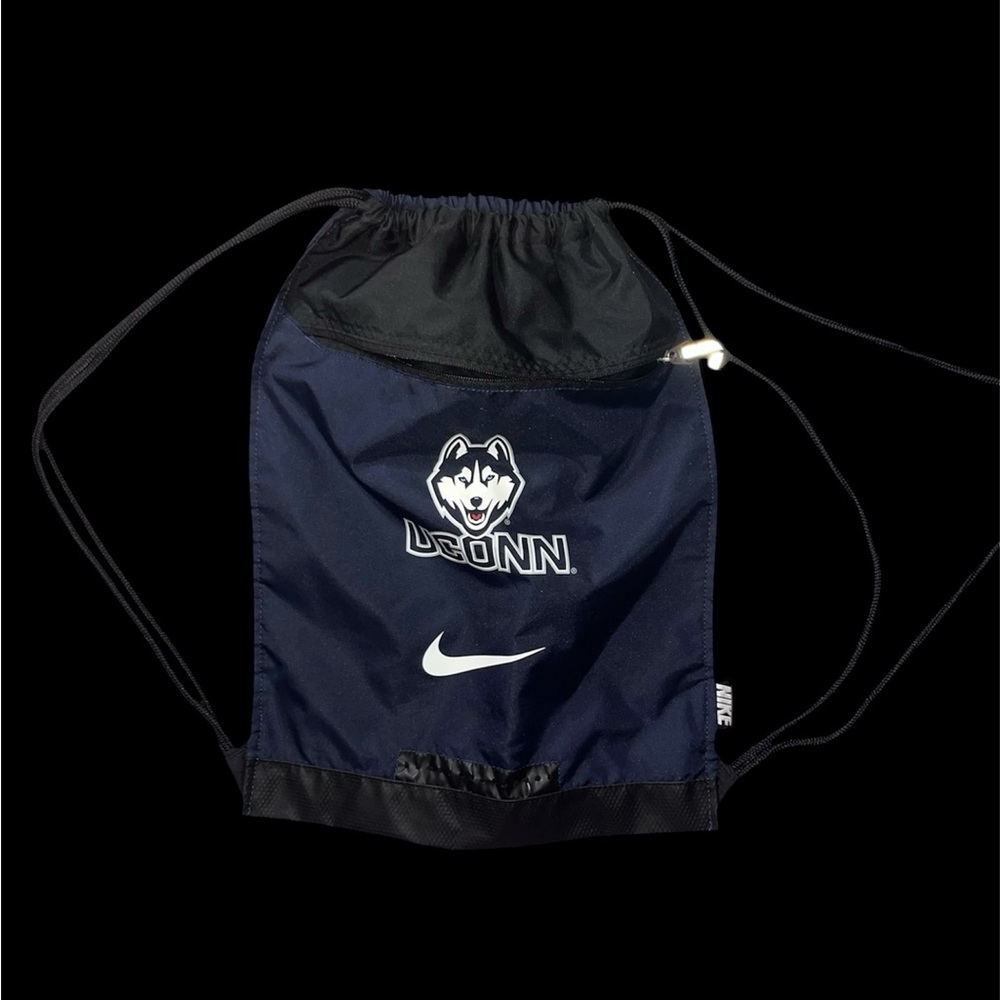 Nike UConn Navy and Black Drawstring Backpack